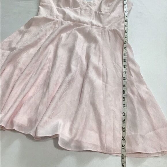 Guess Pink Slip Mini Dress Floral Print Fit & Flare Size Medium - Picture 9 of 16